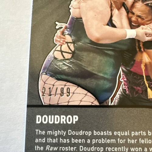 Doudrop AKA Piper Niven 2022 Revolution WWE Shock Wave Sunburst Rookie Card /99 - Picture 3 of 3
