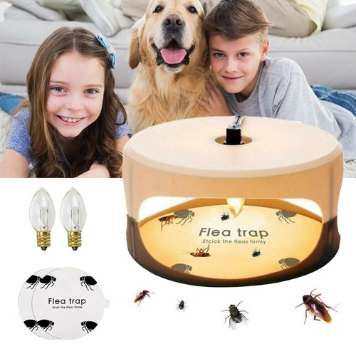 Electric Sticky Flea Cockroach Killer Trap Lamp Pest Catcher Trap Lamp Household - Picture 6 of 15