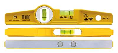 Stabila Wasserwaage Torpedo 25 cm 81SM mit Tasche - 02511