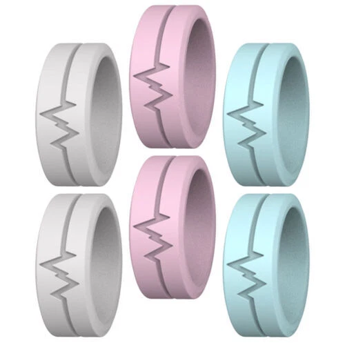 Blaue Modeschmuck-Ringe