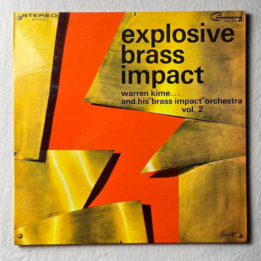 WARREN KIME Explosive Brass Impact Vol. 2 1967 Vinyl LP Command RS