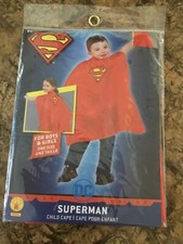 Rubie's SuperMan Child Cape Halloween Costume One Size New Free Ship 36626 Hero