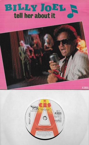 BILLY JOEL Tell Her About It / Easy Money selten UK Import Promo 45