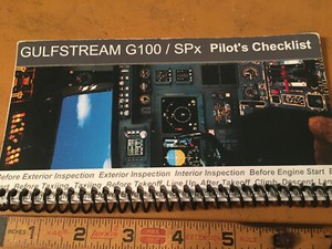 Gulfstream G100/SPx Pilot's Checklist