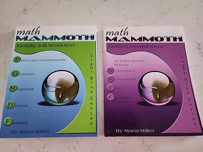 Math Mammoth Grade 3-B Worktext And Answer Key Trade Paperback.