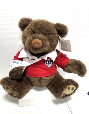 Lands End Gund Plush Rugby Kid Kodiak Bear 12  Arm Sling New W/Tags