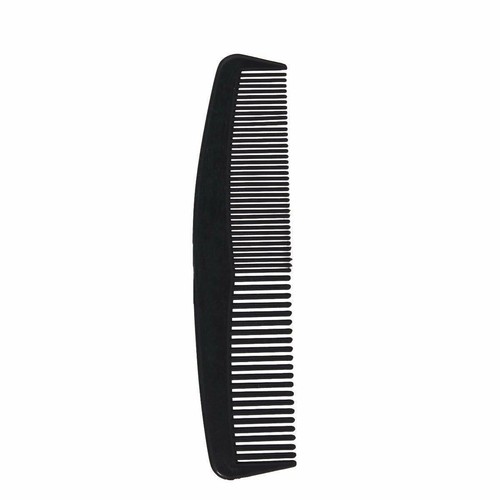 Pettine per capelli fini grossolani misura tascabile Comfort Axis lungo 5 pollici nero confezione da 6 - Foto 3 di 5