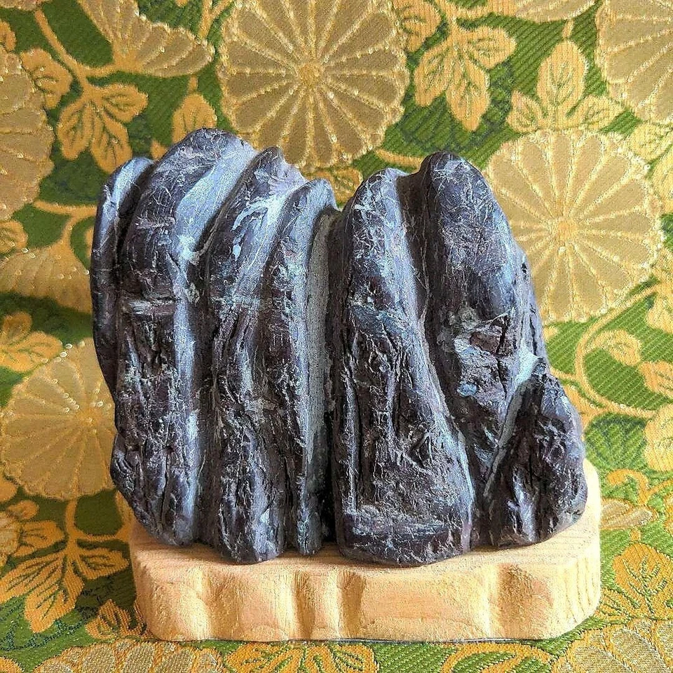 Bonsai Piedra Natural Montaña Suiseki Viendo Ojo Impresionante Soporte de Roca Japonés9 Foto 2 de 4