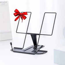 Adjustable Metal Book Stand Reading Rest Book Holder Typing Stand for Textbooks