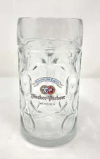 Hacker Pschorr Beer Munchen Stein Mug 1L Bubble Glass