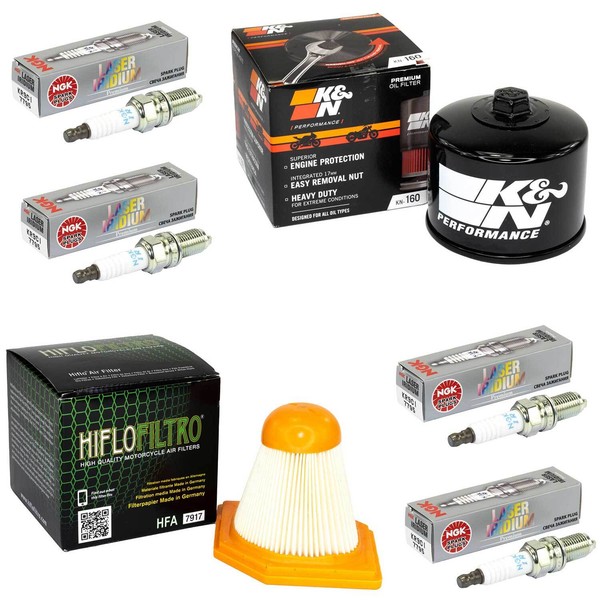 Service ÖLfilter Luftfilter Set ZüNdkerzen FüR BMW K 1300 R S GT K1300 2009-2015-image