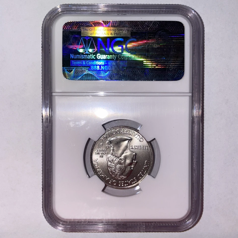 2009-D SMS District of Columbia Washington State Quarter NGC MS68 Coin #21542 - Image 2 of 3