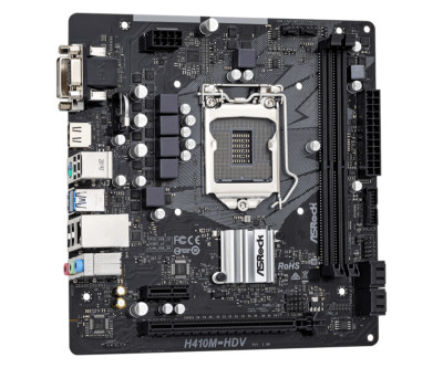 ASRock H410M-HDV R2.0 LGA1200 h410 Micro ATX DDR4 Motherboard Intel 10th Gen