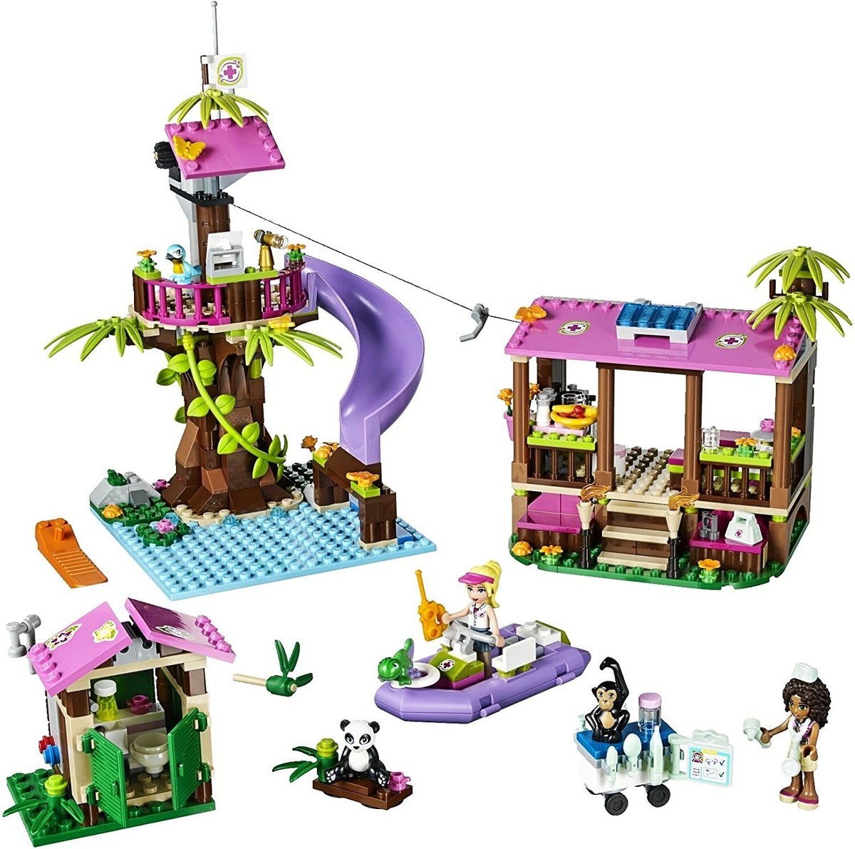 LEGO Friends Jungle Rescue Base 41038 retired 673419211147