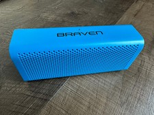 BRAVEN - 705 - Portable Speaker - Blue -Only Plays Thru Audio In Jack -Powerbank
