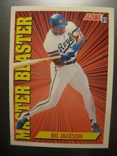 1991 Score Master Blaster #692 Bo Jackson Kansas City Royals