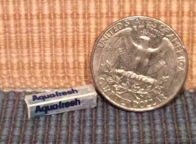 dollhouse miniatures 1:12 Hudson River NOS Aqua Fresh Tooth Paste