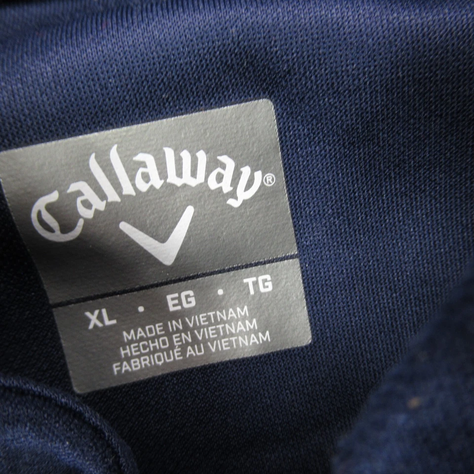 Chaqueta Callaway Para Hombre XL Manga Larga Exterior Ligera Bolsillos con Cremallera Completa Foto 3 de 4