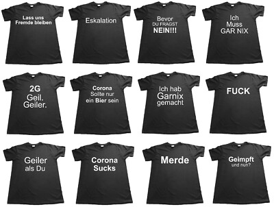 Sprüche T-shirt Party Fun Lustig Ironie Corona Witzig Spaß Arbeit