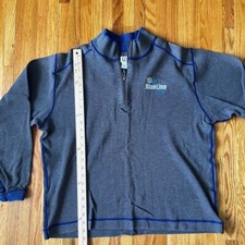 Cutter Buck grey with blue stitching pullover