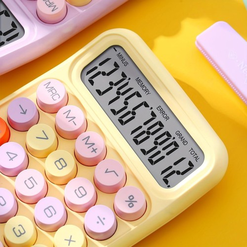 Calculator Candy Cartoon Keyboard Colour Mechanical Silent - Picture 12 of 20