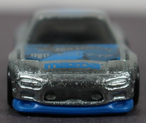 Hot Wheels CUSTOM '95 Mazda RX-7Zamac Walmart Mad Mike WHEEL SWAP - Picture 2 of 6