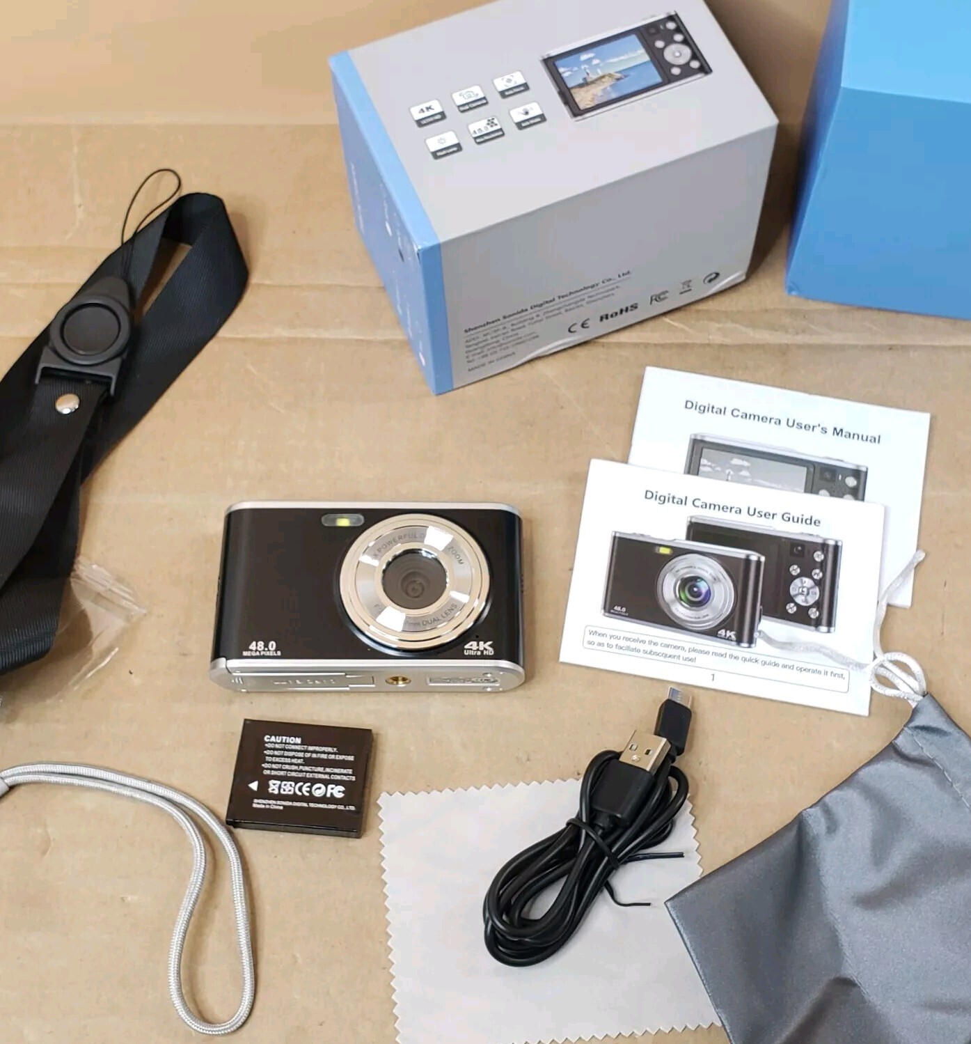 4K Ultra HD 48MP Digital Camera DC306 for Stunning Photography-image