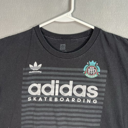 Adidas Skateboarding Graphic T-Shirt Youth XL Black 03 Boys - Picture 5 of 9