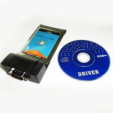 PCMCIA to RS232 DB9 Serial I/O Port PC CardBus Adapter card For Laptop Notebook