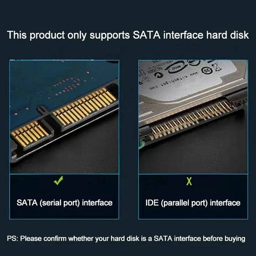 USB 3.0 auf zu SATA Adapter Kabel für 2.5 3.5" Zoll HDD SSD Festplatte Konverter - Afbeelding 9 van 10