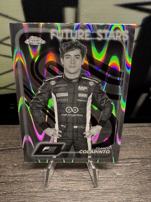 2024 Topps Chrome F1 #24 Franco Colapinto Black&White RAYWAVE Future Star RC SP