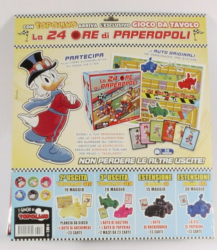 PRL) WALT DISNEY TOPOLINO 3416 LA 24H DI PAPEROPOLI 23 CARTE PLAYING CARDS GIOCO - Foto 5 di 5