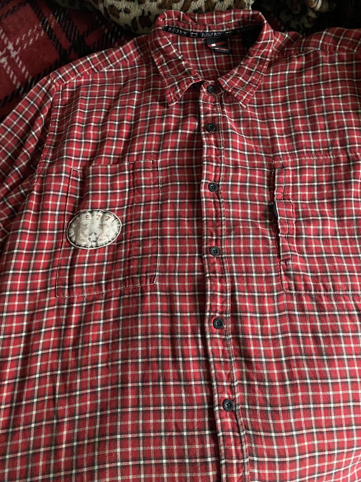 Men's Bugle Boy Jean Company Plaid Button Up Shirt Size 2X eBay