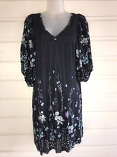 Free People Short Sleeve Tunic Shift Dress Size S