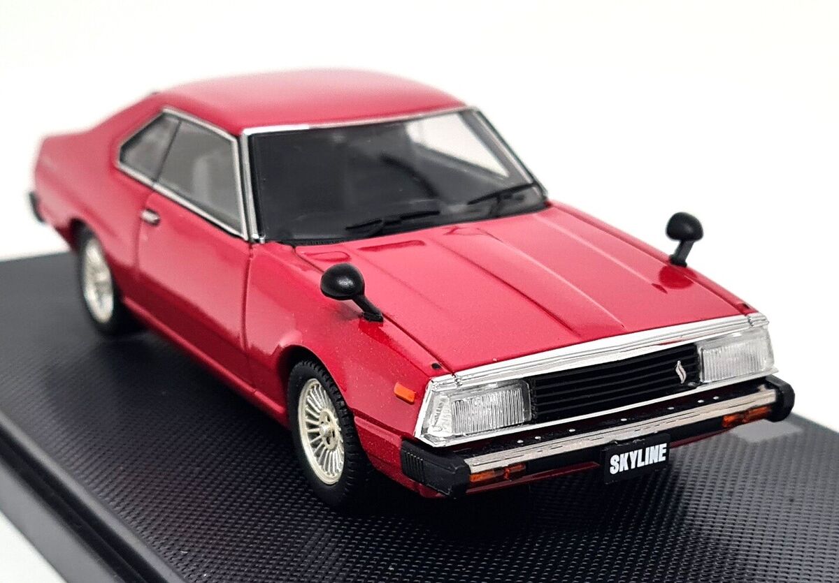 Ebbro 1/43 Nissan Skyline GT-E 1980 Red Diecast Scale Model Ebbro 1/43 Nissan Skyline GT-E 1980 Red Diecast Scale Model