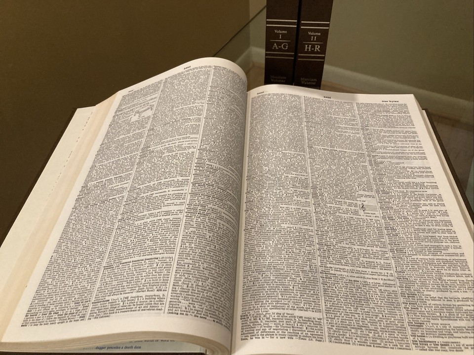 ster’s Third New International Dictionary 3 Volumes And Seven Language VG++ eBay