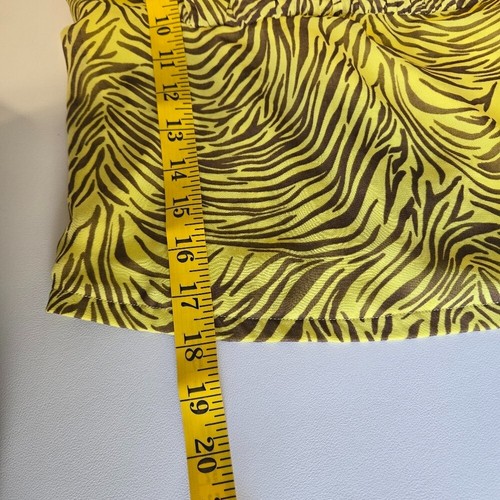 Miss Lola Zebra Print Cami Top Size S-M Y2K Junglecore Festival Rave Mobwife - Picture 10 of 10