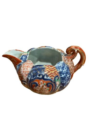 Juego de té japonés Imari vintage de 3 piezas - tetera azucarero crema principios de 1900’s - Imagen 3 de 6