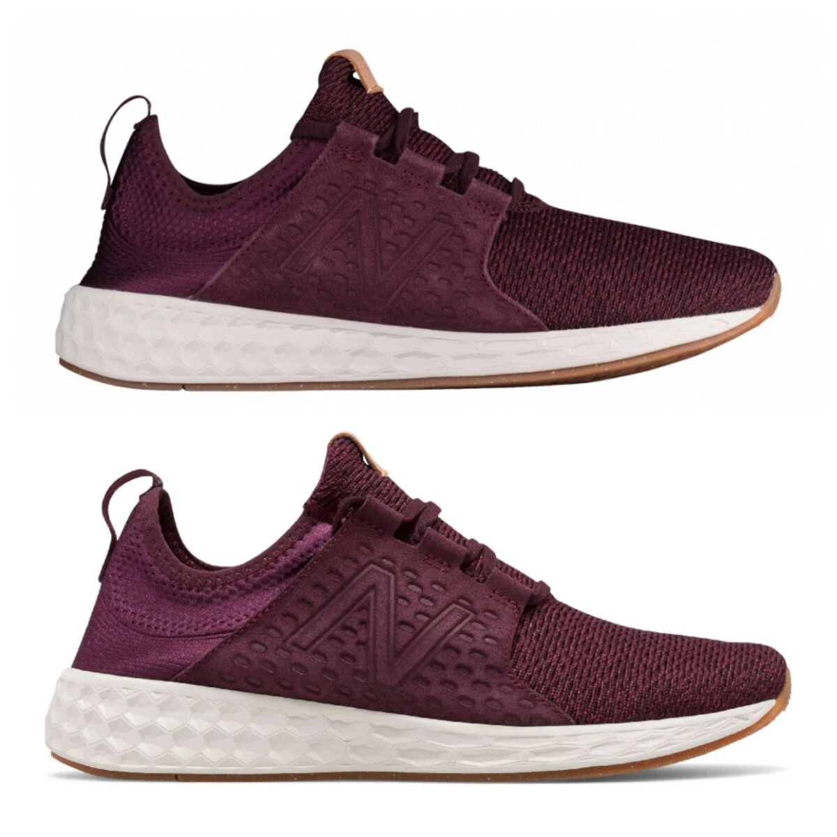 New Balance Fresh Foam Cruz Mens 8 Womens 10 Sneakers Shoes Burgundy xx
