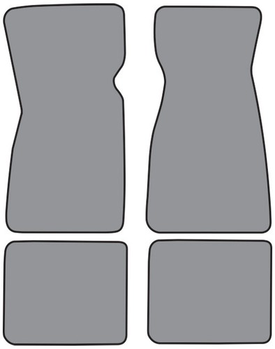 BLACK Custom Fit Set - ACC Carpet Floor Mats 2 Row 4 Piece for Chevrolet Vehicle - Picture 51 of 51