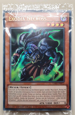 Exodia Necross LART-072 Ultra Rare Yugioh Sealed Deutsch OVP Limitierte Auflage