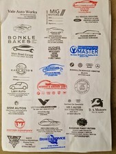 Generika Opel, Vauxhall Garagenmechaniker Service Geschichte Stempel mehrfarbig