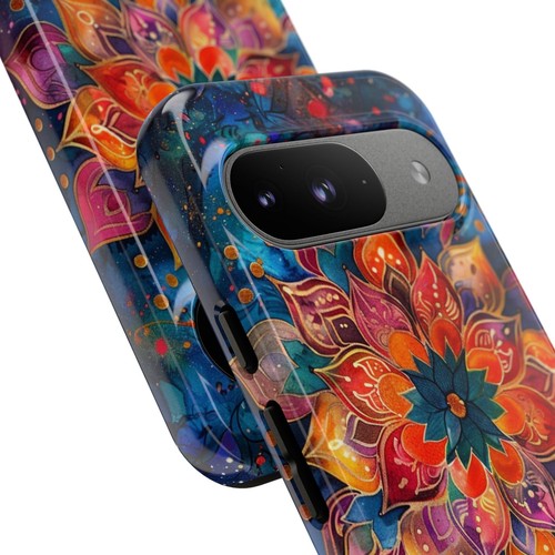 Mandala Flower Watercolor Phone Case for iPhone, Samsung Galaxy, Pixel - 第 236/256 張圖片