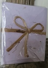 Handmade Pressed Petals Thank You Cards And Envelopes