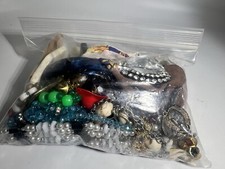 1 Pound Bag Jewelry Lot Costume Modern Assorted To Wear Or For Crafts FAST SHIP
