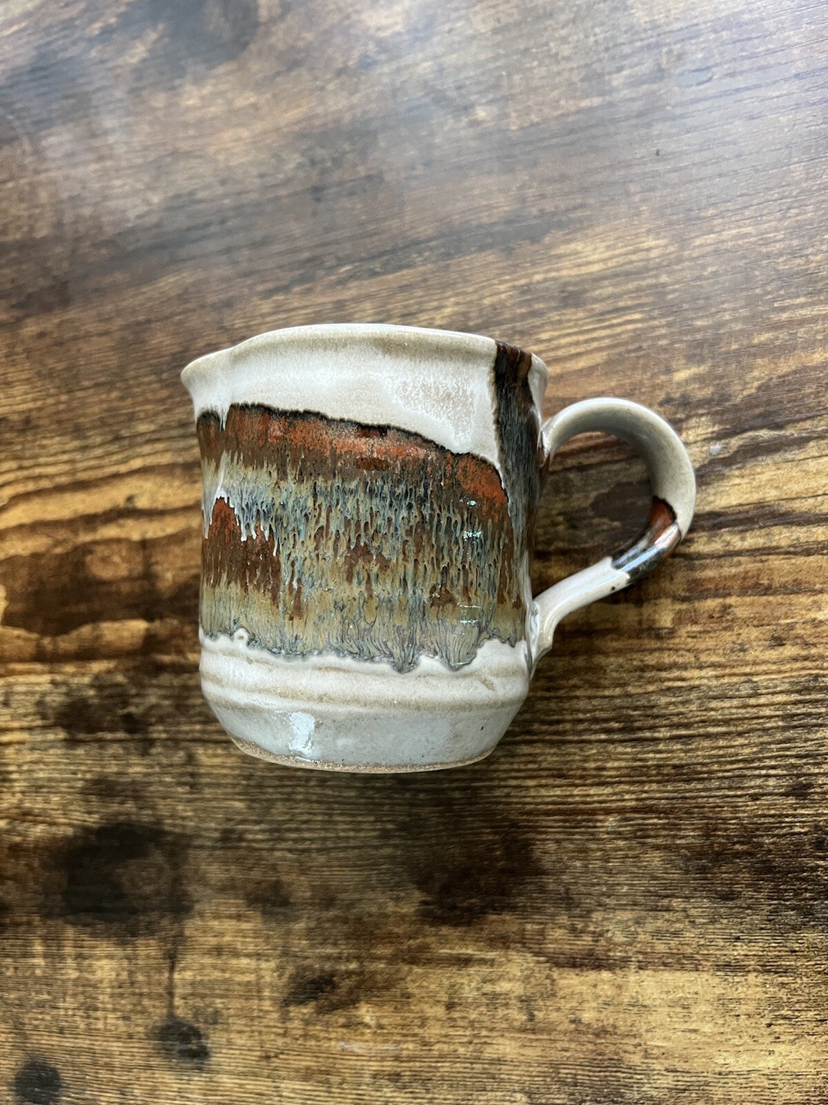 Bronzer Stoneware Spouted Creamer Mug-image