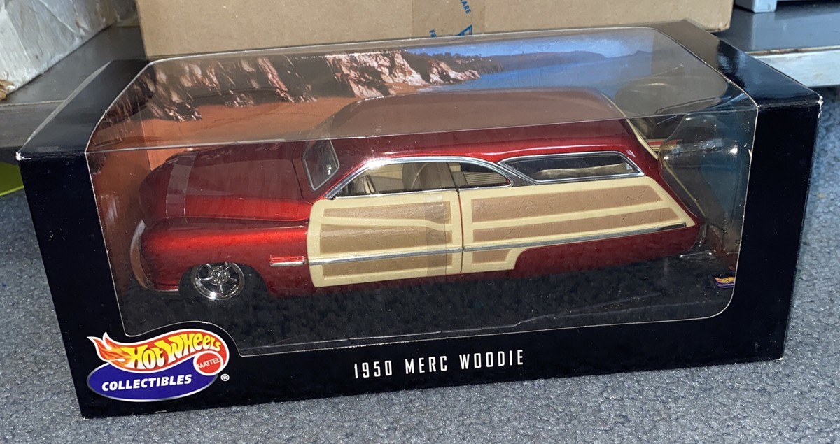 Hot Wheels 1950 Merc Woodie 1:18 Collectable Car | eBay