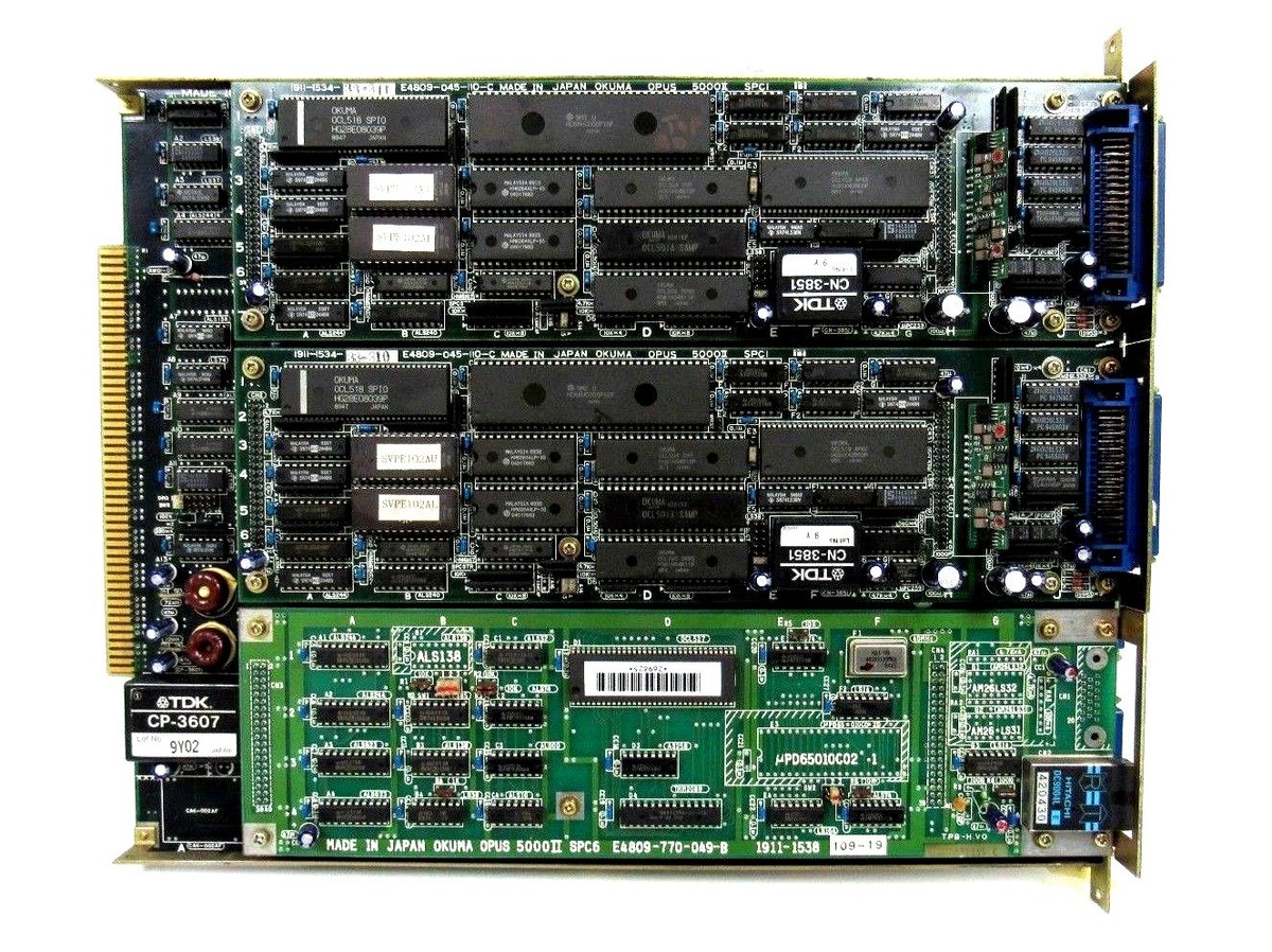 USED OKUMA E4809-045-109-D PC BOARD E4809045109D E4809-045