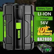 56V Battery For EGO 56volt BA1400T BA4200 BA2800 9600mAh Replacement Battery