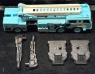 Vintage 1986 Hasbro Transformers G1 Hot Spot Protectobot Blue Fire Truck + Parts